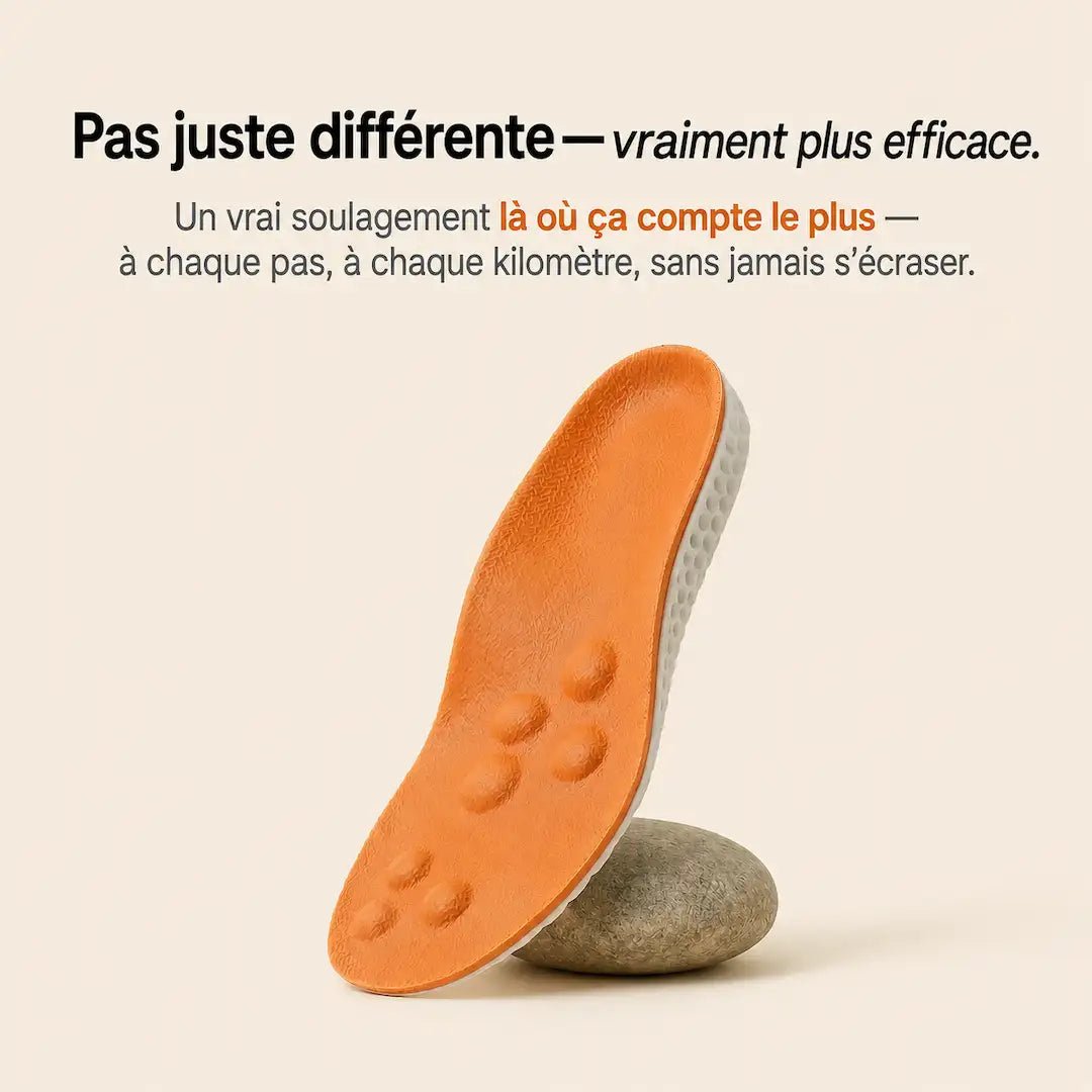 Semelle Sentiera™ — Amorti Alvéolé pour Randonnée